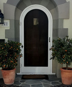 Arch Top Round Top Wood Screen Door