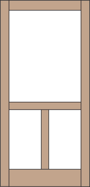 Model 401 Wood Screen Door