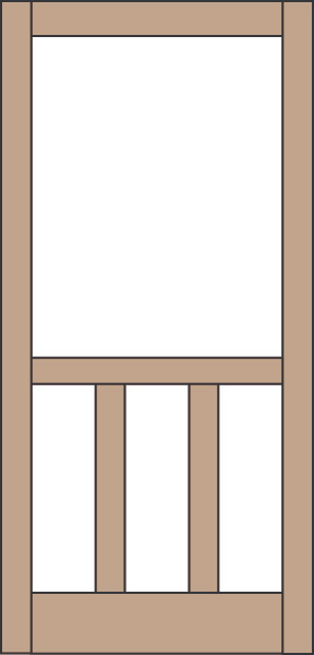 Model 402 Wood Screen Door