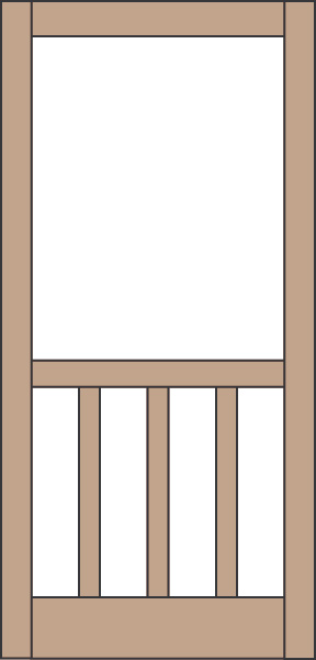Model 403 Wood Screen Door