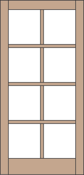 Model 412 Wood Screen Door