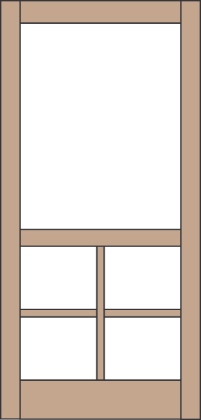 Model 413 Wood Screen Door