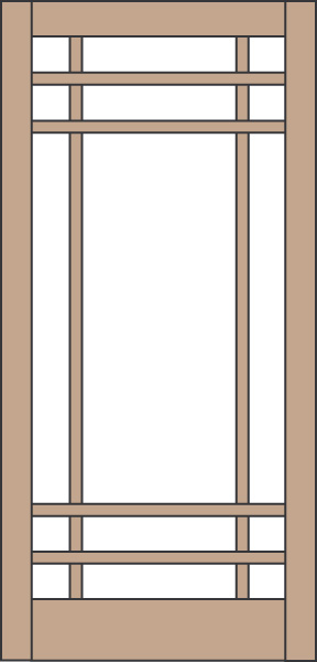 Model 417 Wood Screen Door