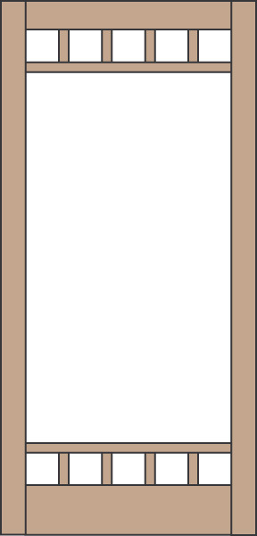 Model 420 Wood Screen Door