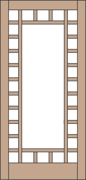 Model 421 Wood Screen Door