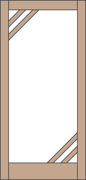 Model 425 Wood Screen Door