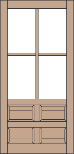 Model 427 Wood Screen Door