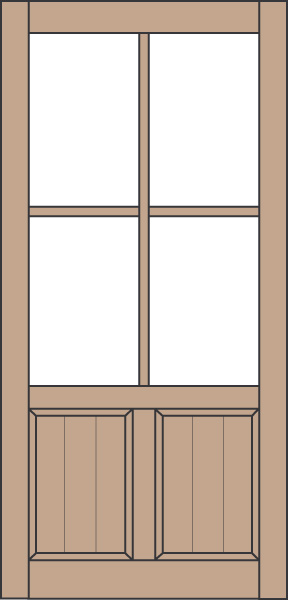 Model 429 Wood Screen Door