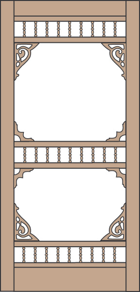 Model 461 Wood Screen Door