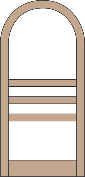 Model A108 Wood Screen Door
