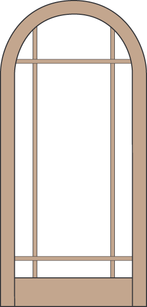 Model A114 Wood Screen Door