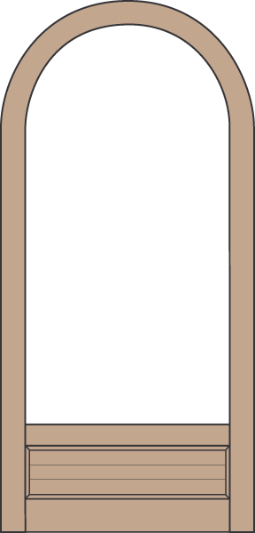 Model A120 Wood Screen Door