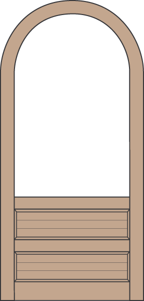 Model A126 Wood Screen Door