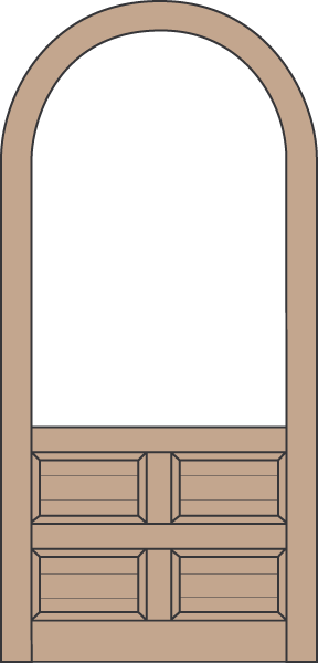 Model A127 Wood Screen Door