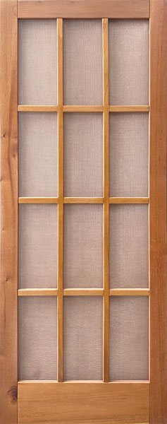 Model 3600-T Mahogany Wood Screen Door