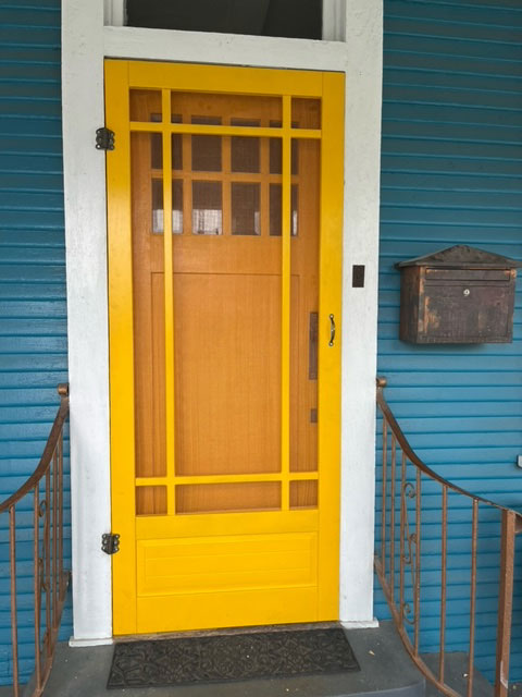 Craftsman Mission Style Wood Screen Door