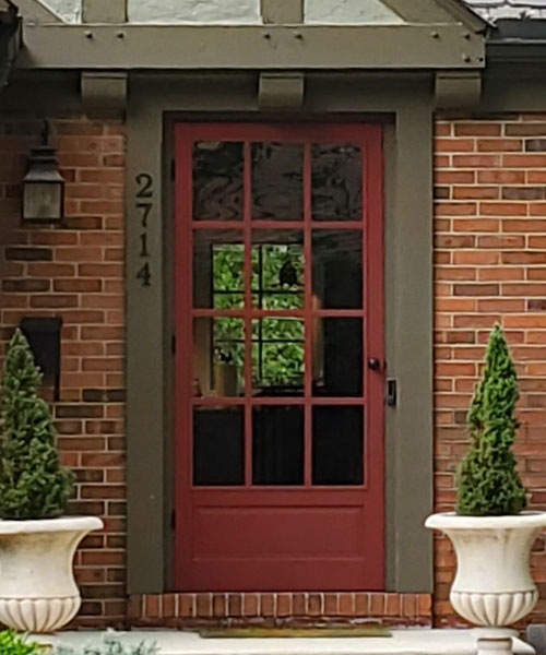 Colonial Style Wood Screen Door