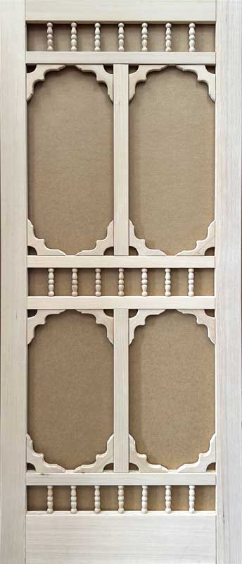 Victorian Wood Screen Door